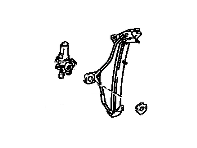 Toyota Corolla Window Regulator - 69820-02051