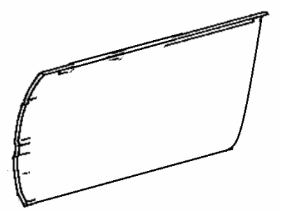 Toyota 67111-12570 Panel, Front Door, Outer Passenger Side