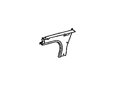 Toyota 64271-12130-P0 Partition Panel
