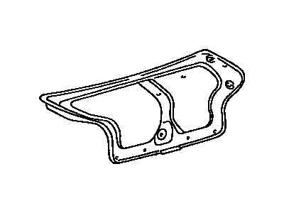 Toyota 64719-12010-C0 Trunk Lid Trim