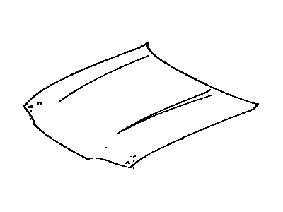 Toyota 53301-12700 Hood Sub-Assy