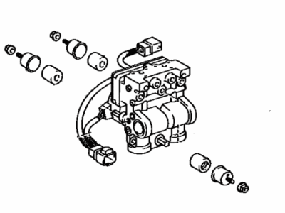Toyota Corolla ABS Pump And Motor Assembly - 44510-12160
