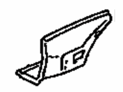 Toyota 53712-12180 Apron, Front Fender, Front Driver Side