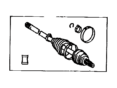 Toyota 43470-09110 Shaft Assy,  Front Drive Outboard Joint,  LH