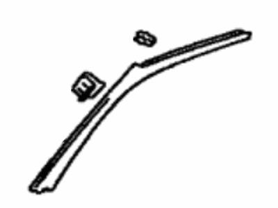 Toyota 62211-12200-K0 Garnish, Front Pillar, Passenger Side