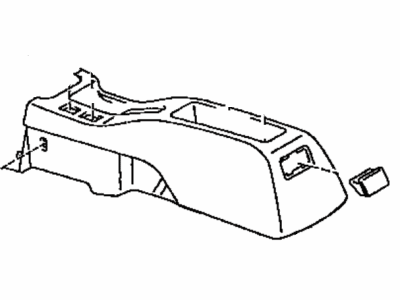 Toyota Corolla Center Console Base - 58901-02020-B0