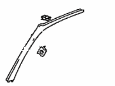 Toyota 62212-12200-K0 Garnish, Front Pillar, Driver Side