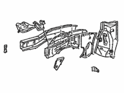 Toyota 57102-12431 Front Sidemember