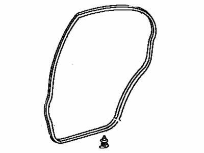 Toyota Corolla Door Seal - 67872-13090