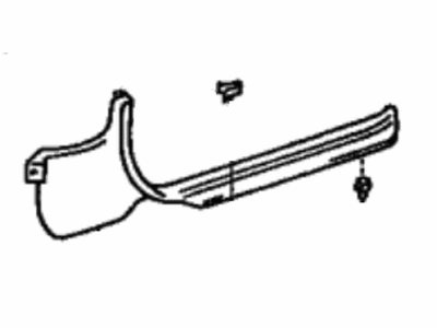 Toyota 62102-12190-B0 Cowl Kick Panel, Driver Side