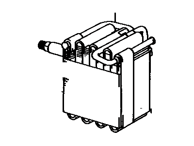 1984 Toyota Starlet Evaporator - 88510-10042