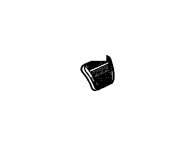 31321-14010 Toyota Pad, Clutch Pedal Illustration 1 of 1