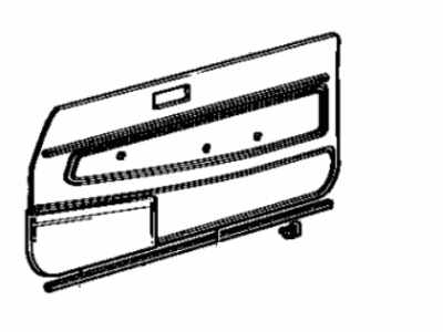 Toyota 67620-10520-03 Board Sub-Assembly, Front Door Trim, Driver Side