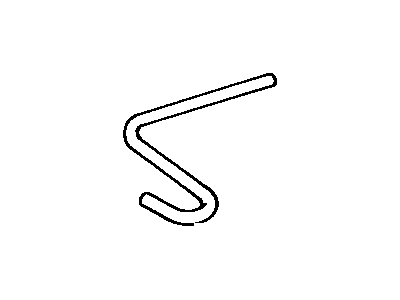 Toyota 16267-13010 Hose, Water By-Pass(For Auxiliary Air Valve)