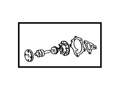 Toyota 04161-13010 Pump Kit, Water