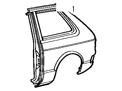 Toyota 61602-10914 Quarter Panel