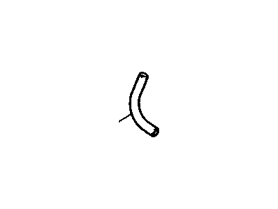 Toyota 16261-13010 Hose, Water By-Pass