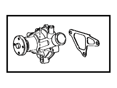 Toyota Starlet Water Pump - 16100-19166