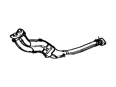 Toyota Starlet Exhaust Pipe - 17410-13240