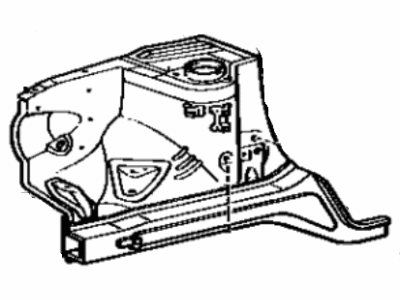 Toyota 53701-10211 Wheelhouse Assembly