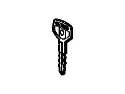 Toyota 90999-00104 Key, Blank