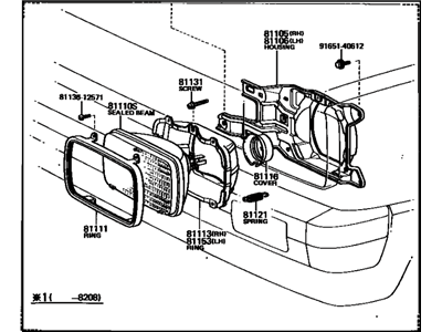 Toyota Starlet Headlight - 81110-10350