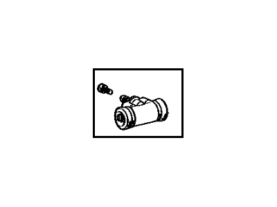Toyota 47550-19096 Cylinder Assembly, Rear Wheel Brake (Passenger Side)