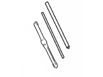 Toyota 85212-10180 Blade,  Front Wiper,  RH