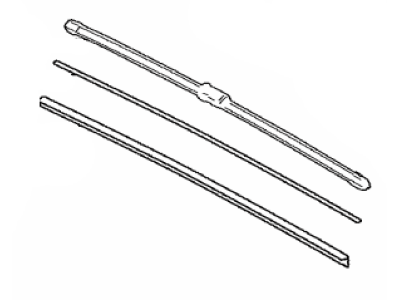 Toyota 85222-10280 Blade,  Front Wiper,  LH