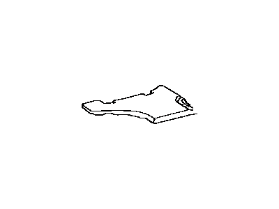 Toyota 58512-12260 Mat, Floor, Front Passenger Side