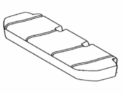Scion 71601-12060-B0 Pad Sub-Assy,  Rear Seat Cushion W/Cover