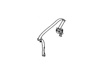 Scion 73350-12270-B0 Belt Assy,  Rear Seat,  Outer Center