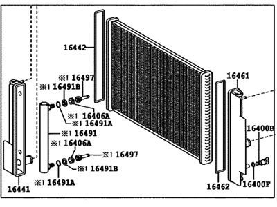 Scion 16400-28660 Radiator Assy