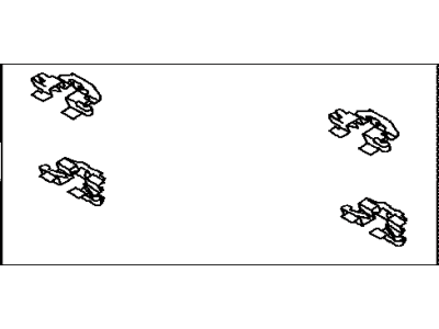 Scion 04948-12050 Brake Pads Hardware Kit