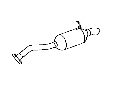 Scion 17430-28840 Pipe Assy,  Exhaust,  Tail