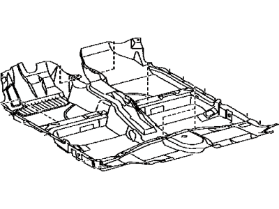 Toyota 58510-12F20-B1 Carpet Assembly, Floor, Front