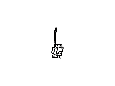 Scion 72640-12310 Lock Assy,  Rear Seat Back,  LH