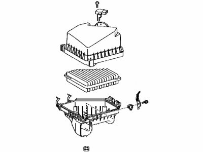 Scion 17700-28350 Cleaner Assy,  Air