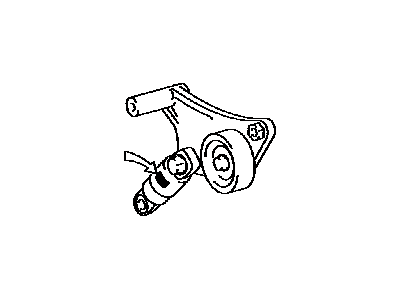 Toyota 16620-0H020 Tensioner Assembly, V-Ribbed Belt