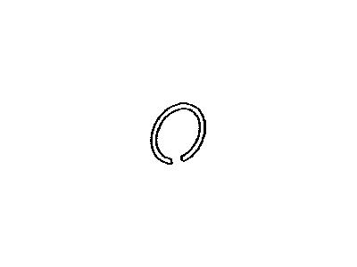 Toyota 90520-46011 Ring,  Shaft Snap (For Underdrive Return Spring)