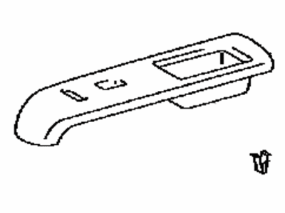 Toyota 74231-12A80 Panel, Front Armrest Base, Upper Passenger Side
