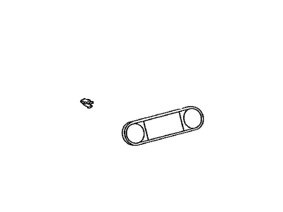 Scion 55405-12A80 Panel Sub-Assy,  Instrument Cluster Finish,  Center