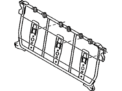 Toyota 71017-14280 Seat Back Frame