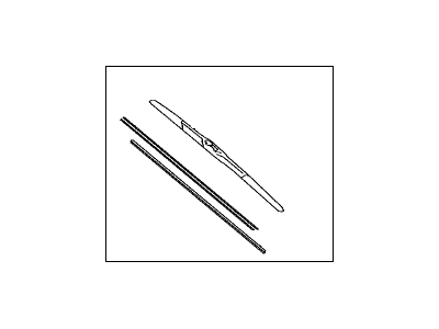 Toyota 85222-52210 Blade,  Front Wiper