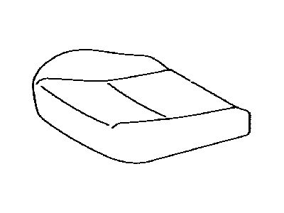 Toyota 71072-52R61-B0 Cover,  Front Seat Cushion,  LH(For Separate Type)
