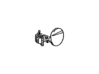 Toyota 77350-52180 Lid Assy,  Fuel Filler Opening