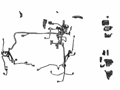 Toyota 82111-5CJ90 Wire,  Engine Room Main