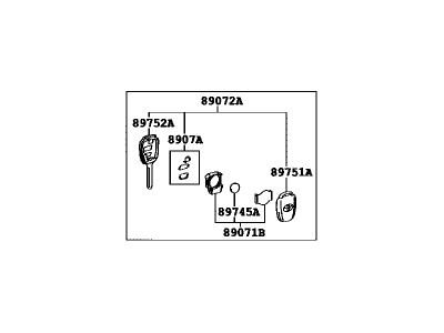 Toyota Yaris Transmitter - 89070-52D90