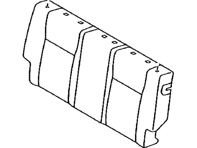 Toyota 71077-60170-06 Cover,  Rear Seat Back (For Bench Type)