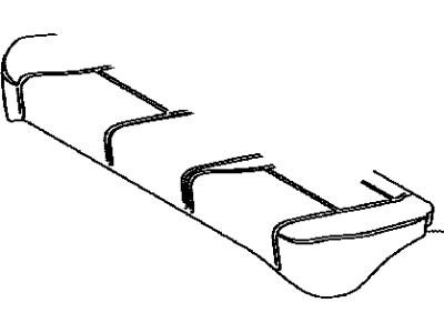Toyota 71503-12040 Cushion Frame